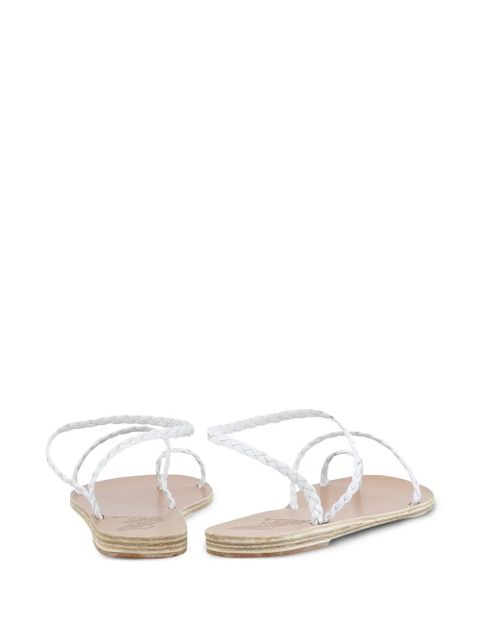 Ancient Greek Sandals Eleftheria braided sandals - White