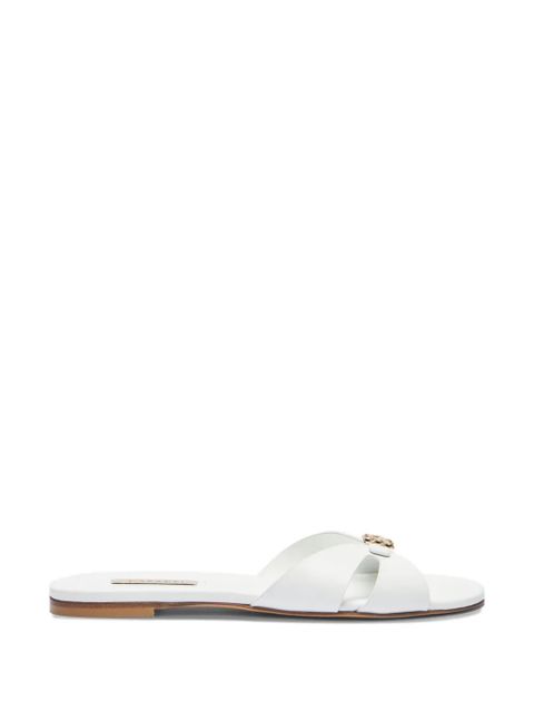 Casadei Jane buckle-strap leather sandals - White - zdjęcie produktu nr 1