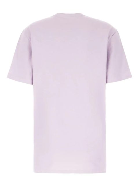 Versace logo-print cotton t-shirt - Purple