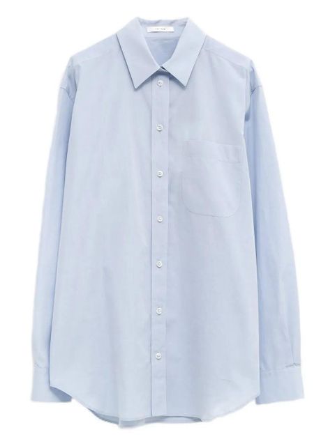 The Row long-sleeve cotton shirt - Blue - zdjęcie produktu nr 1