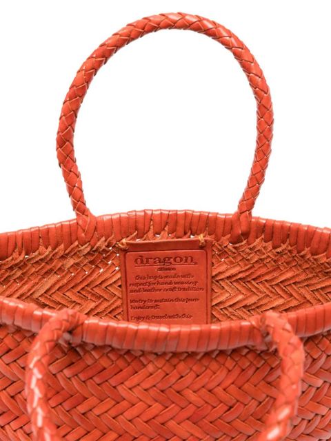 DRAGON DIFFUSION mini Flat Gora tote bag - Orange