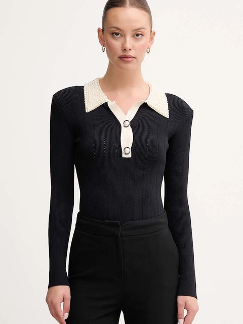 Gaudi sweter damski kolor czarny 521FD53035 - zdjęcie produktu nr 1