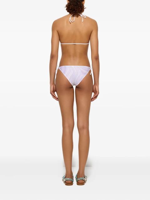 PUCCI Marmo-print bikini bottoms - Purple - zdjęcie produktu nr 2
