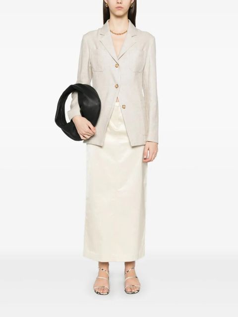 TOTEME notched-lapels blazer - Neutrals