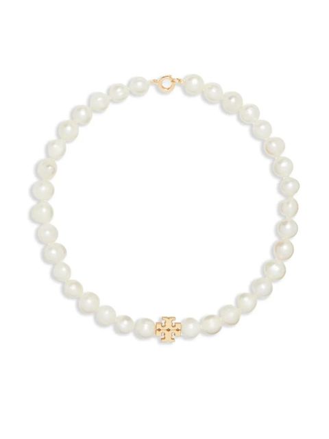 Tory Burch Kira pearl necklace - Neutrals - zdjęcie produktu nr 1