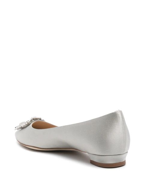 Manolo Blahnik Hangisi ballet flats - Grey