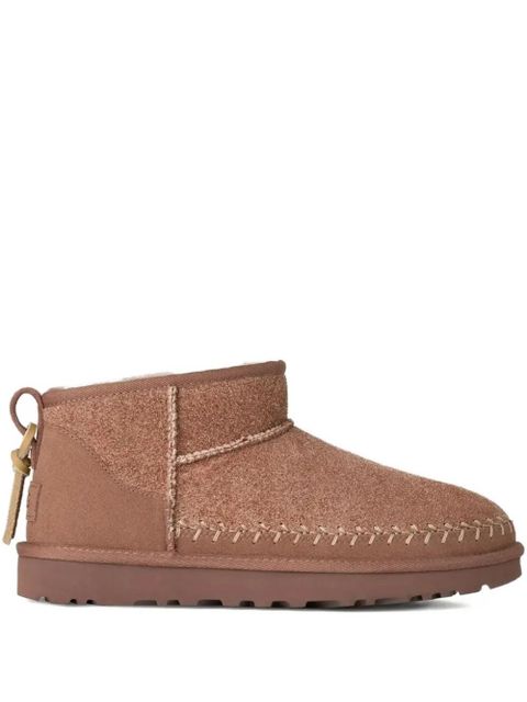 UGG Ultra Mini Biarritz ankle boots - Brown