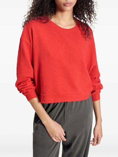 American Vintage Sonoma long-sleeve fine-knit T-shirt - Red