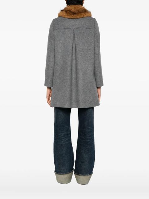 Ba&Sh Talling button-fastening coat - Grey