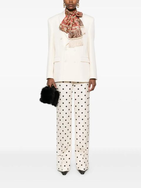 Valentino Garavani polka-dot trousers - Neutrals