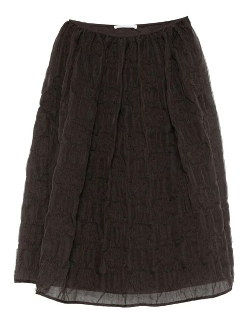 Cecilie Bahnsen Bala midi skirt - Brown - zdjęcie produktu nr 1