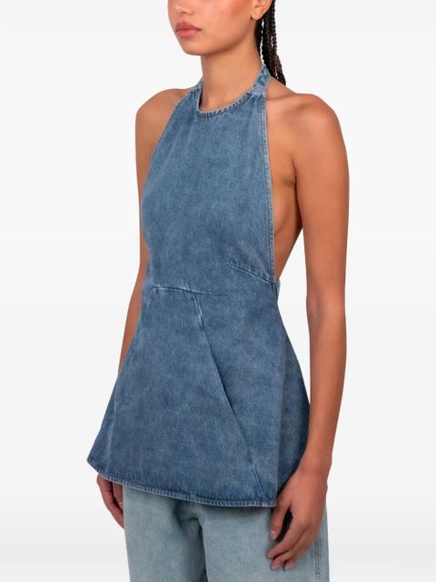 Gimaguas Lily halter-neck top - Blue - zdjęcie produktu nr 2