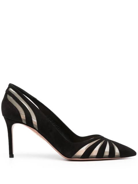 Aquazzura 75mm The Spy pumps - Black - zdjęcie produktu nr 1