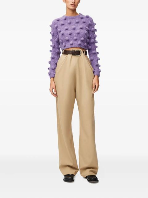 LOEWE bobble knit sweater - Purple - zdjęcie produktu nr 2