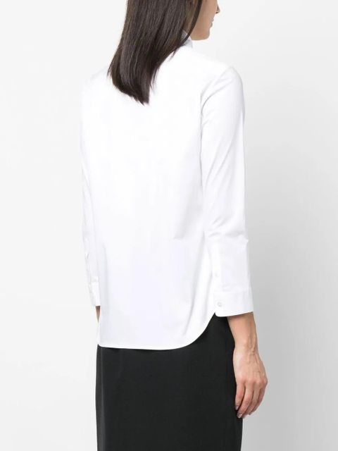 The Row crop-sleeve shirt - White