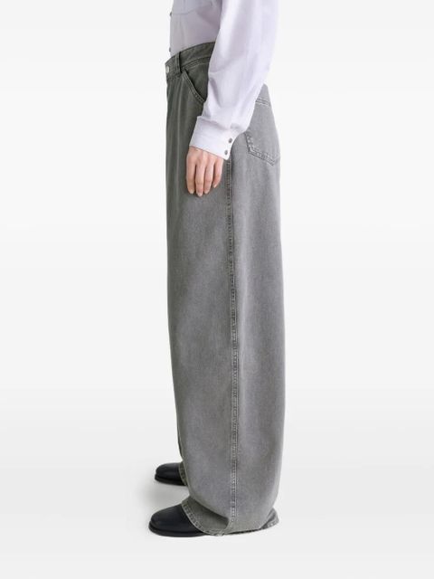 LEMAIRE snow-wash tapered trousers - Grey - zdjęcie produktu nr 2