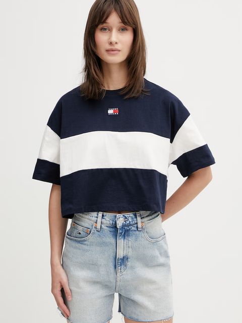 Tommy Jeans T-shirt damski bawełniany - zdjęcie produktu nr 1