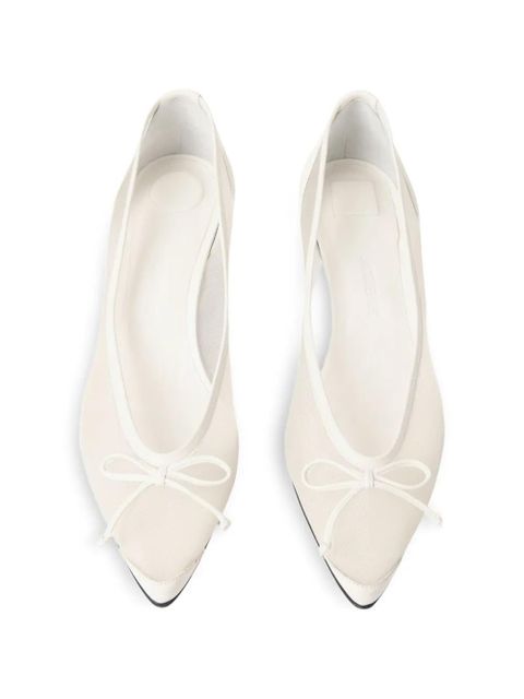 Jacquemus Tourni heeled pumps - White