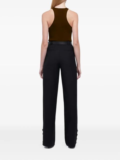 Simkhai Reza ribbed racerback tank top - Brown - zdjęcie produktu nr 2