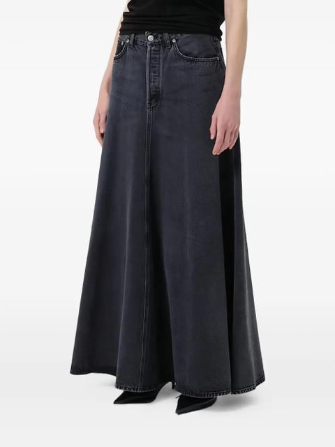 AGOLDE Odin pocket long skirt - Grey