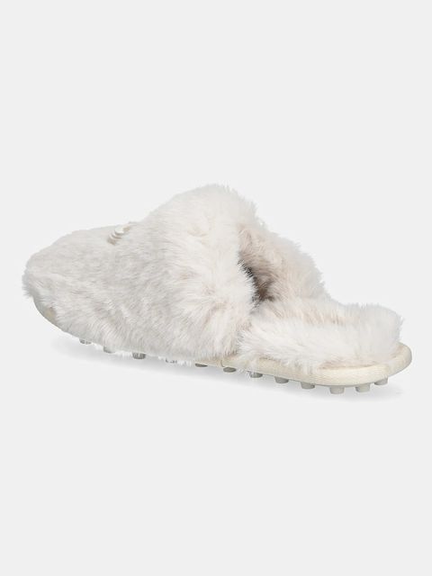 MICHAEL Michael Kors kapcie Ada kolor beżowy 40F5ADFA1D.270