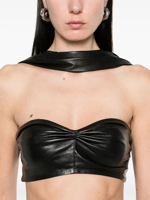 Nanushka sleeveless top - Black