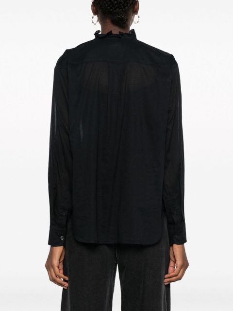 MARANT ÉTOILE Gamble organic cotton shirt - Black