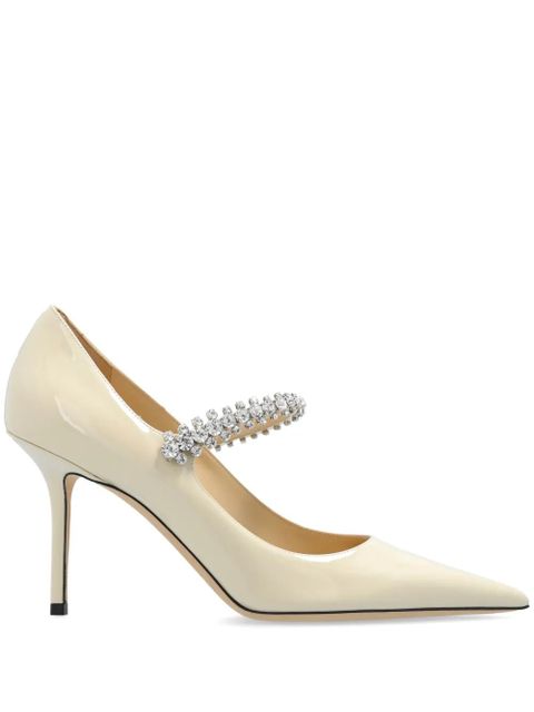Jimmy Choo 85mm Bing leather pumps - Neutrals - zdjęcie produktu nr 1