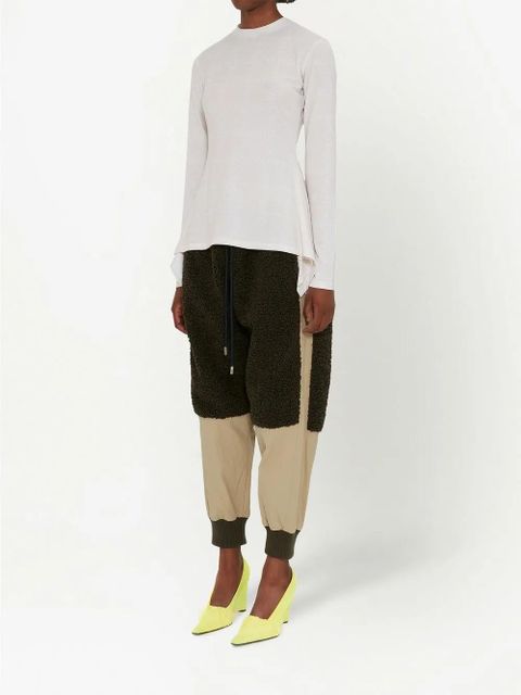 JW Anderson mock-neck handkerchief top - White
