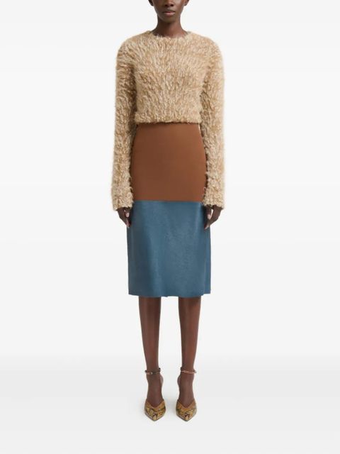 Marni panelled midi skirt - Blue - zdjęcie produktu nr 2