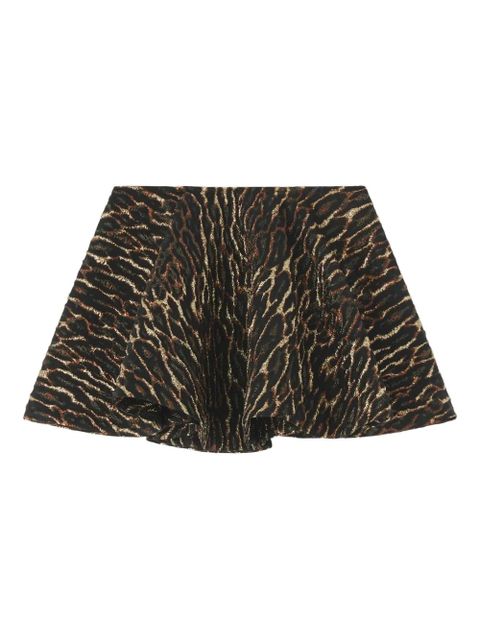 GANNI animal-print skirt - Black - zdjęcie produktu nr 1