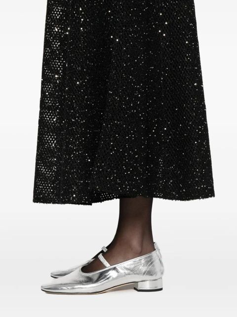 Maje knitted midi dress - Black