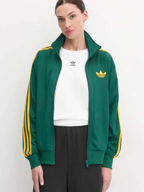 adidas Originals bluza Firebird damska kolor zielony wzorzysta JP2299 - zdjęcie produktu nr 2
