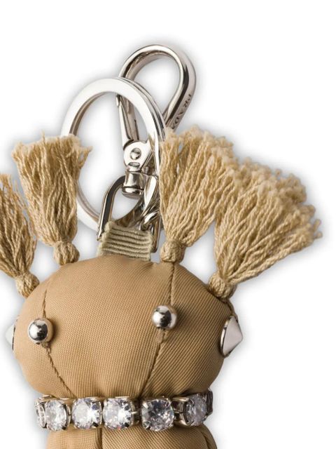 Prada tassel keyring - Neutrals