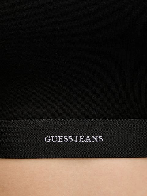 Guess Jeans longsleeve kolor czarny W5BZ09 KBBU1