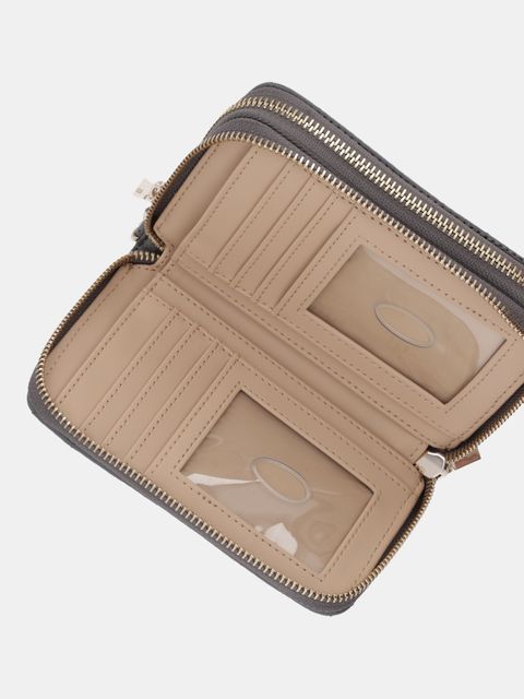 Guess portfel NADIRA damski kolor szary SWQG84 24164 - zdjęcie produktu nr 2