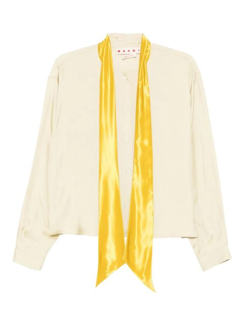 Marni long sleeve blouse - Neutrals - zdjęcie produktu nr 1