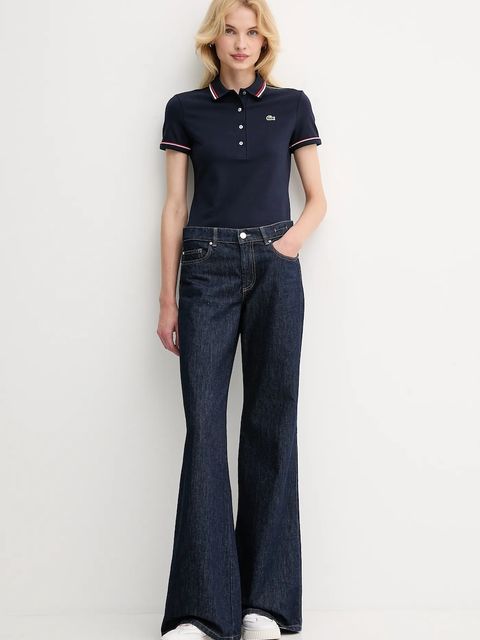 Lacoste polo damski kolor granatowy DF5284 - zdjęcie produktu nr 2