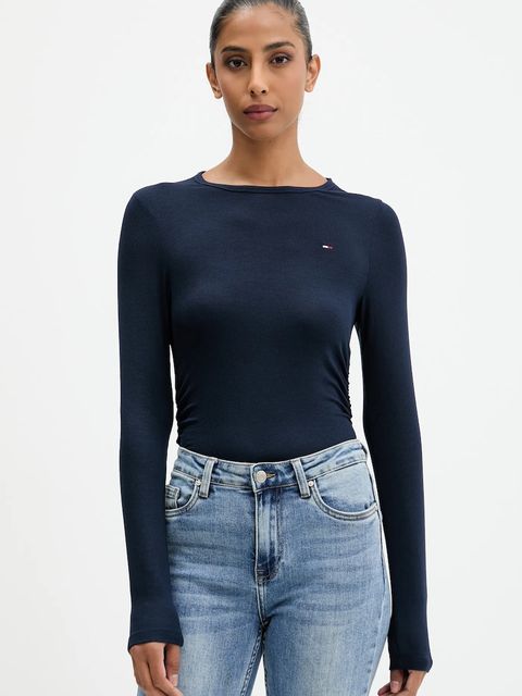 Tommy Jeans longsleeve kolor granatowy DW0DW21568 - zdjęcie produktu nr 1