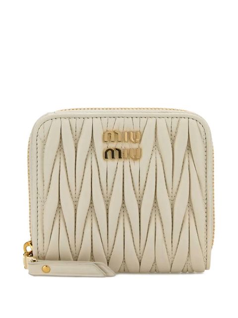 Miu Miu matelassé wallet - White - zdjęcie produktu nr 1