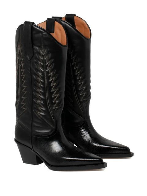Paris Texas 65mm Texan boots - Black