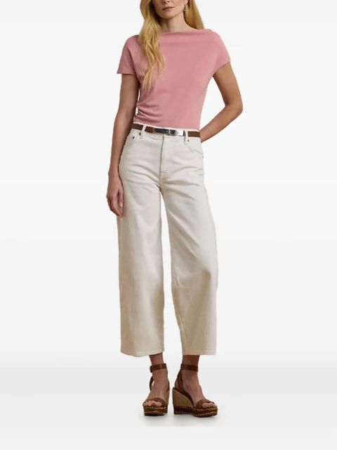 Lauren Ralph Lauren ruched T-shirt - Pink