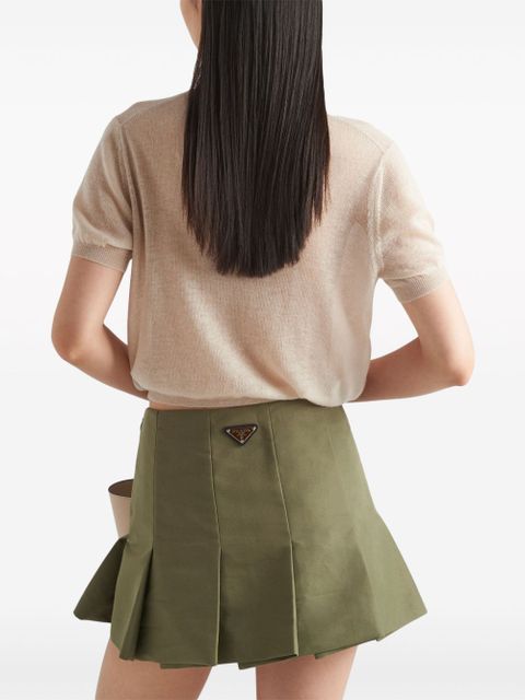 Prada layered cashmere jumper - Neutrals