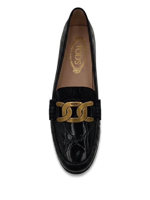 Tod's chain detail loafers - Black - zdjęcie produktu nr 2