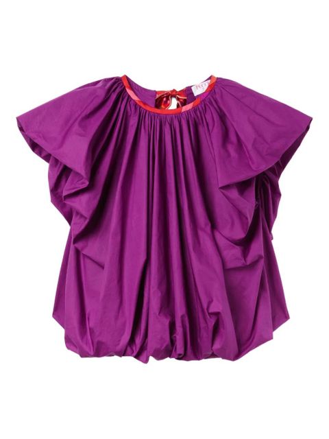 PUCCI puffed-sleeve blouse - Purple - zdjęcie produktu nr 1