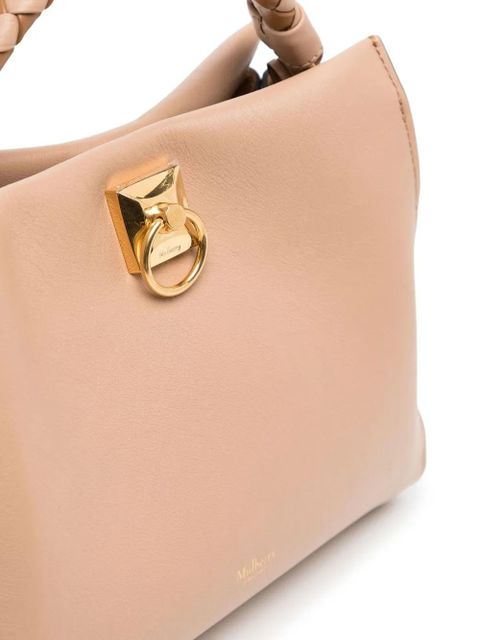 Mulberry Iris leather logo-print bag - Neutrals