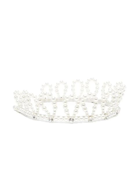 Simone Rocha faux pearl-embellished headband - White - zdjęcie produktu nr 2