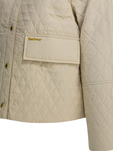 Barbour quilted corduroy-collar jacket - Neutrals