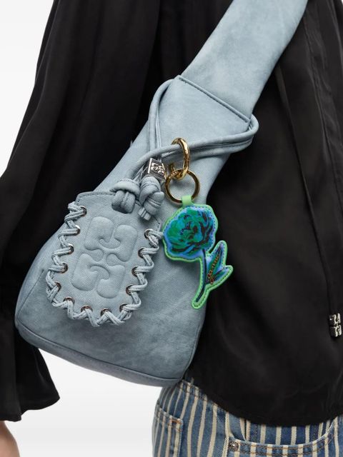 GANNI Flower keyring - Blue - zdjęcie produktu nr 2
