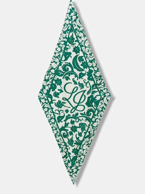 Liu Jo chusta damska kolor zielony wzorzysta 2A6061 T2745 - zdjęcie produktu nr 1